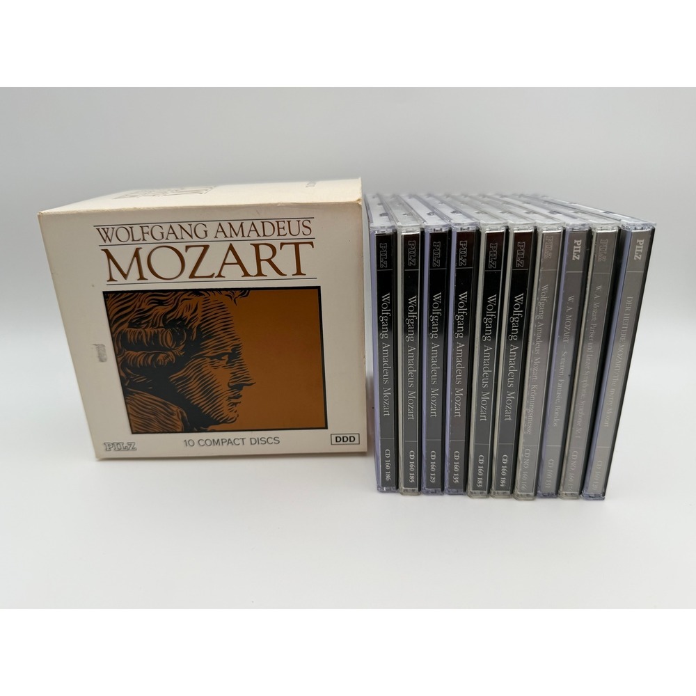 Wolfgang Amadeus Mozart 10 CD‎ Box Set Vienna Master Series Pilz 446411-2